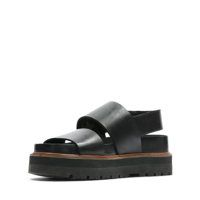 Women's Clarks Orianna Strap Sandals Black | CLK139DCE