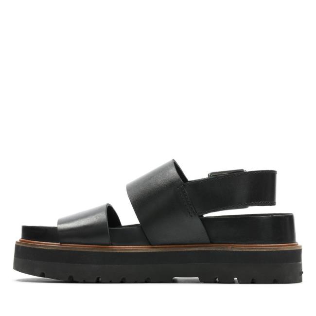 Women's Clarks Orianna Strap Sandals Black | CLK139DCE