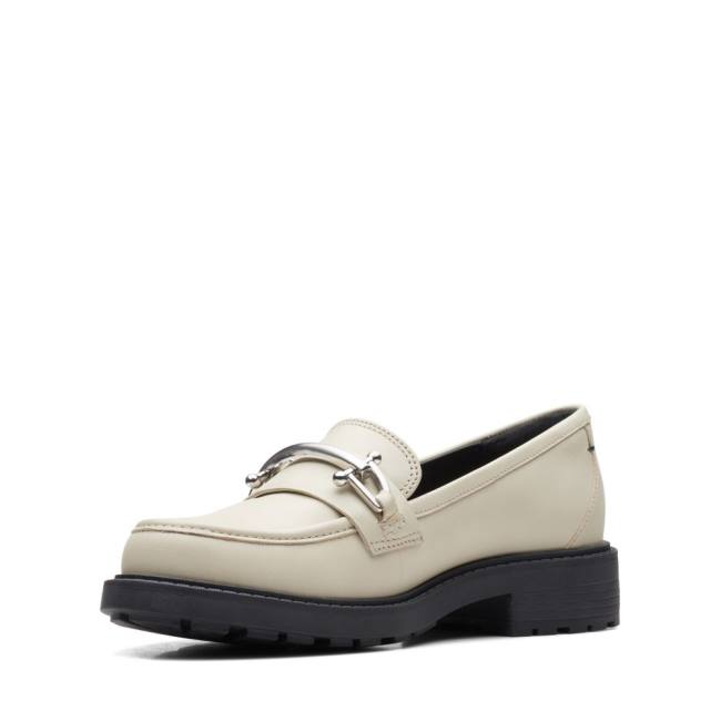 Women's Clarks Orinoco2 Edge Loafers White | CLK703BYR