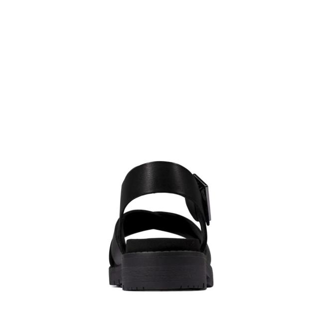 Women's Clarks Orinoco Strap Sandals Black | CLK280ERM