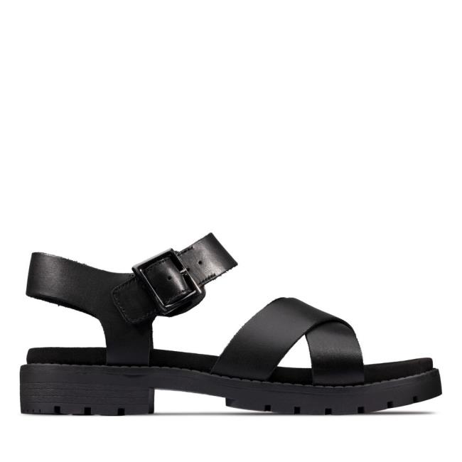 Women\'s Clarks Orinoco Strap Sandals Black | CLK280ERM