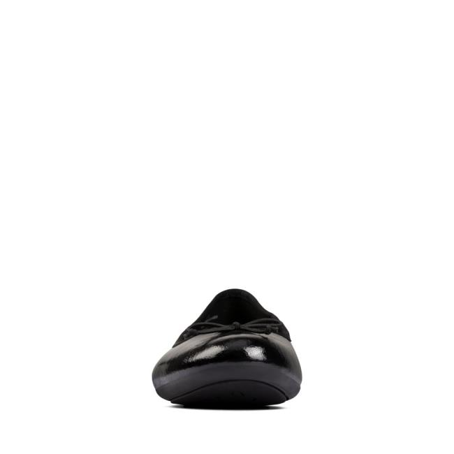 Women's Clarks Patale Pump Ballet Flats Black | CLK957YEU