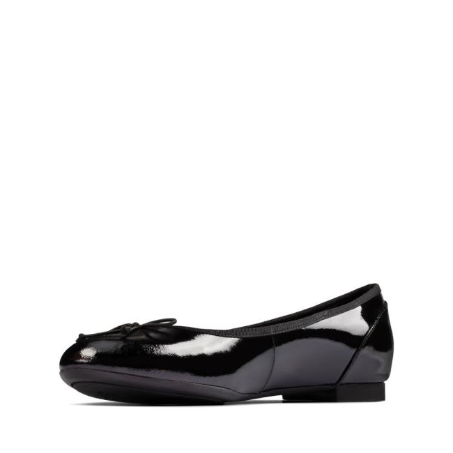 Women's Clarks Patale Pump Ballet Flats Black | CLK957YEU