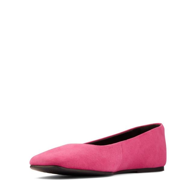 Women's Clarks Pure Ballet 2 Ballet Flats Pink | CLK918DZL