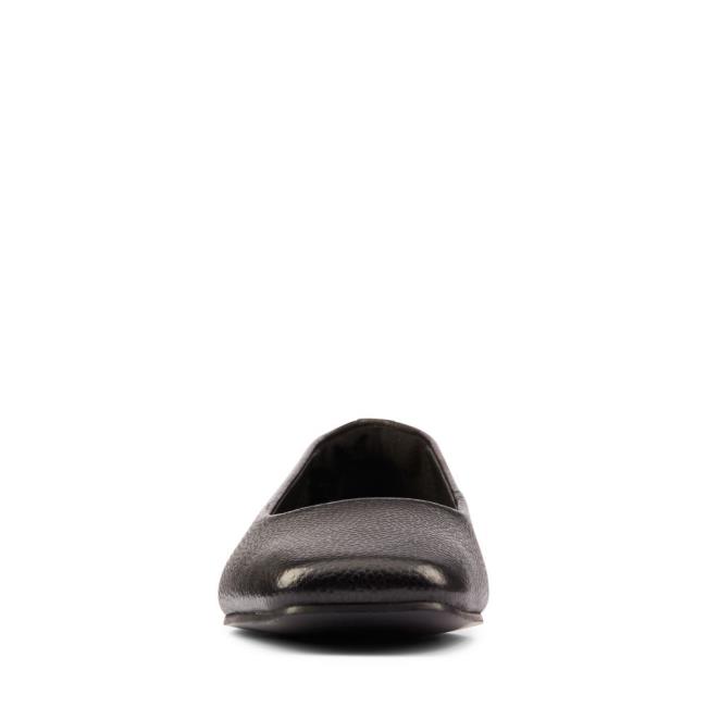 Women's Clarks Pure Ballet 2 Black Shoes Black | CLK132YRZ