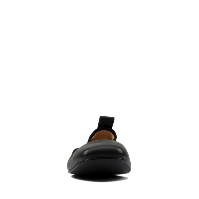 Women's Clarks Pure Ballet Black Shoes Black | CLK581ZBJ