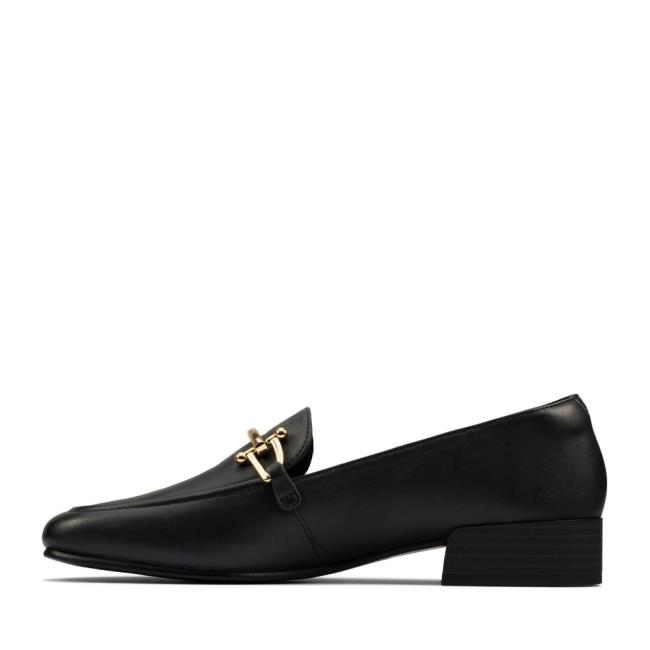 Women's Clarks Pure Block Black Shoes Black | CLK568BJY