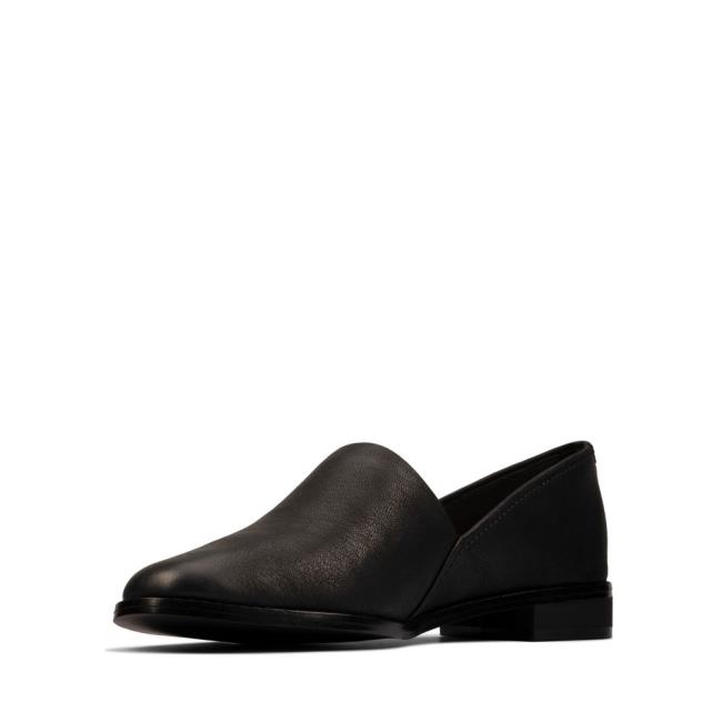 Women's Clarks Pure Easy Loafers Black | CLK789NVT