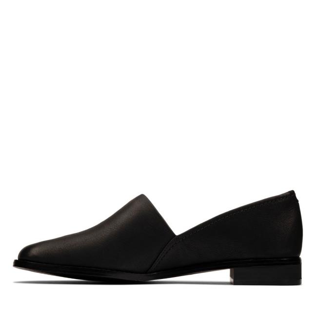 Women's Clarks Pure Easy Loafers Black | CLK789NVT