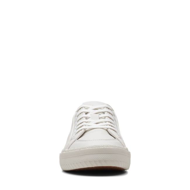 Women's Clarks Roxby Lace Sneakers White | CLK062CKO