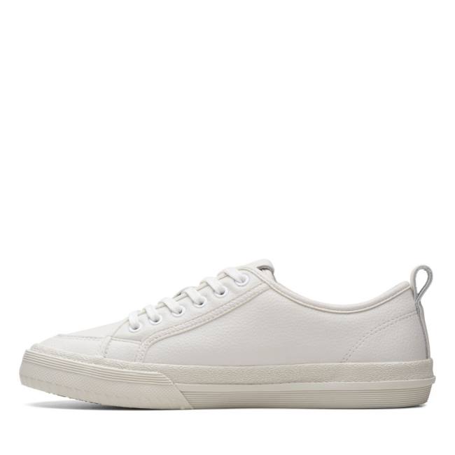 Women's Clarks Roxby Lace Sneakers White | CLK062CKO