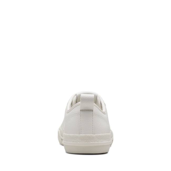 Women's Clarks Roxby Lace Sneakers White | CLK062CKO