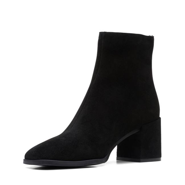 Women's Clarks Seren Zip Ankle Boots Black | CLK178EZL