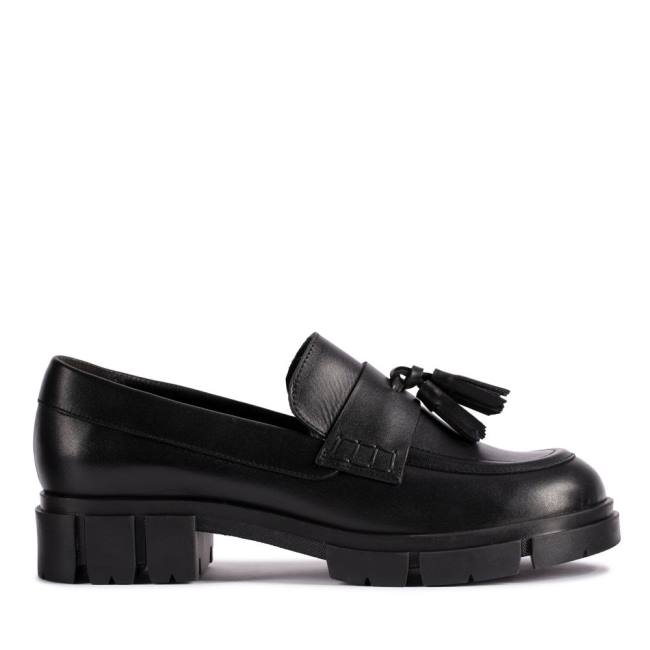 Women\'s Clarks Teala Loafer Loafers Black | CLK071WUQ