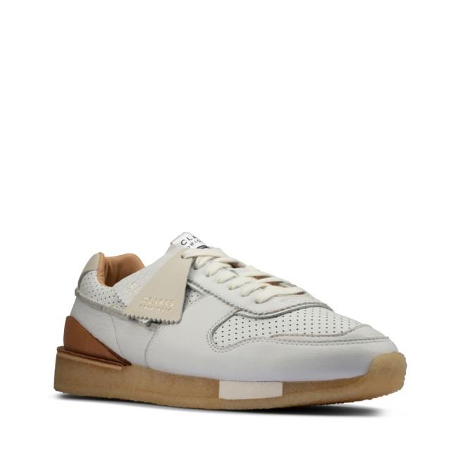 Women's Clarks Tor Run Sneakers White | CLK359TGS