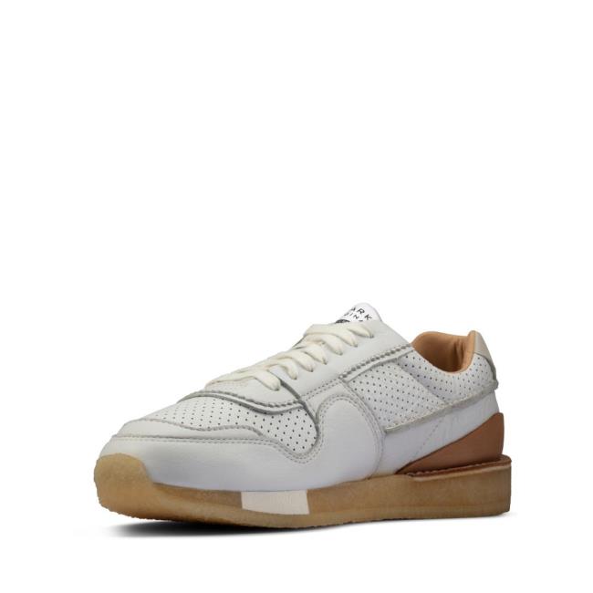 Women's Clarks Tor Run Sneakers White | CLK359TGS