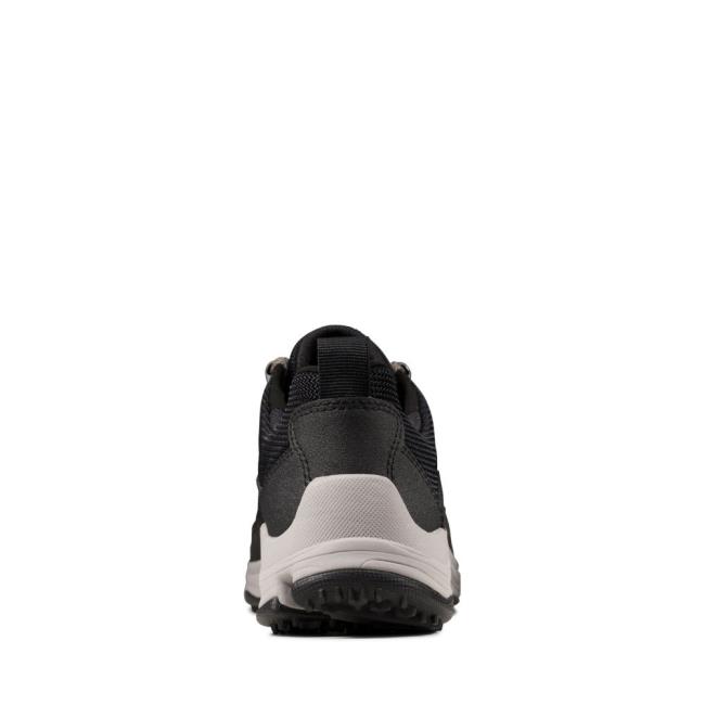 Women's Clarks Tri Path Lo Sneakers Black | CLK736PKM