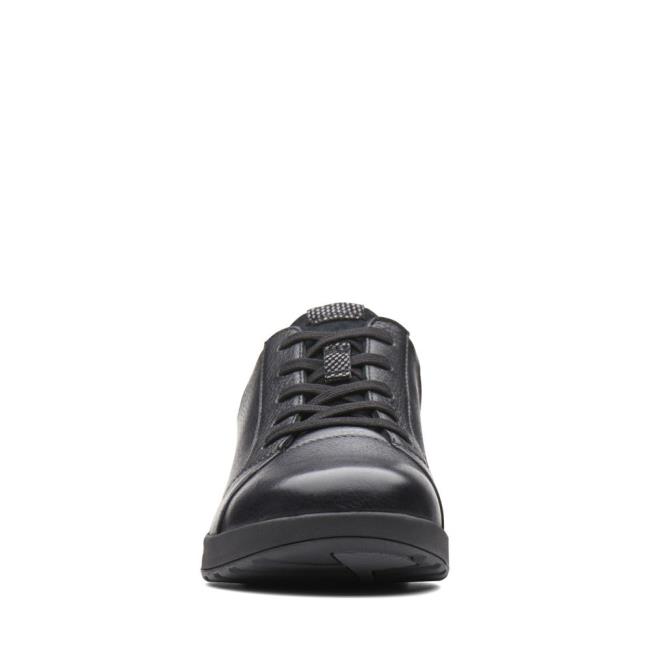 Women's Clarks Un Adorn Lace Black Shoes Black | CLK591KWF