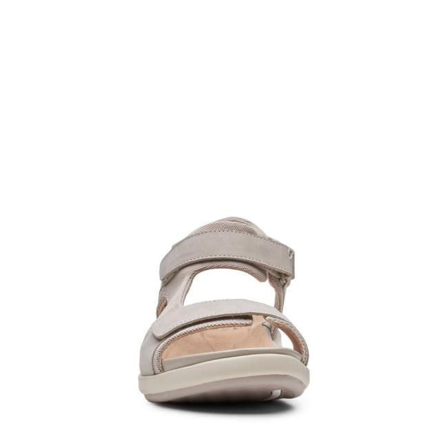 Women's Clarks Un Bali Trek Sandals Grey | CLK491JPV