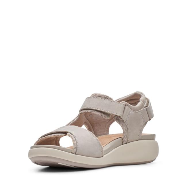 Women's Clarks Un Bali Trek Sandals Grey | CLK491JPV