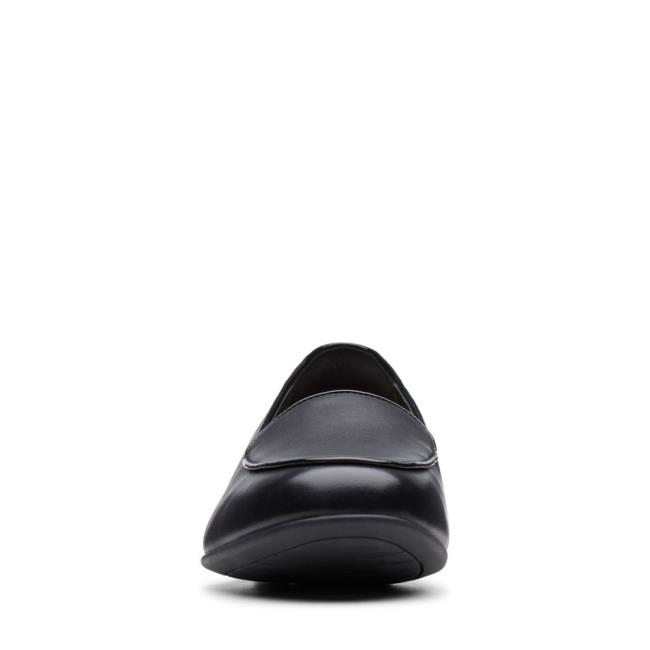 Women's Clarks Un Blush Ease Black Shoes Black | CLK852ZBW