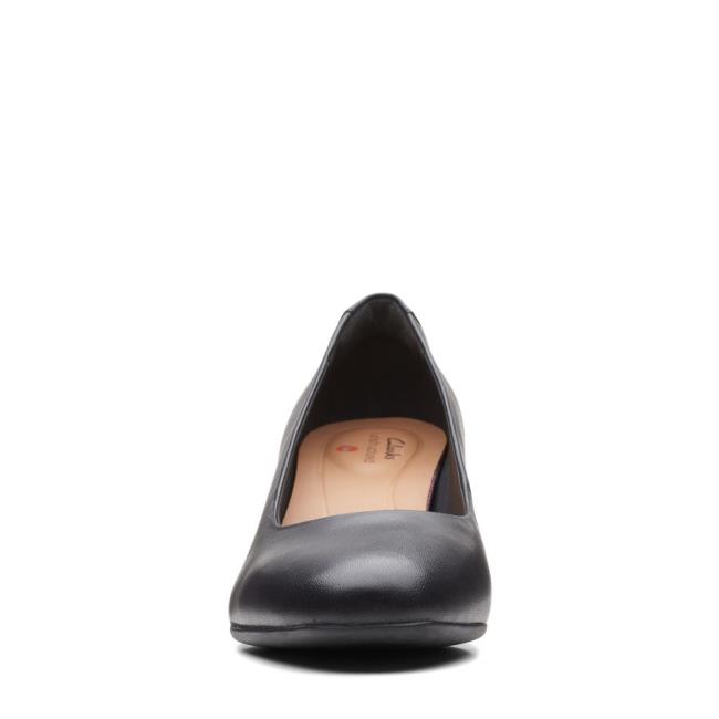 Women's Clarks Un Cosmo Dress Heels Shoes Black | CLK138TMU