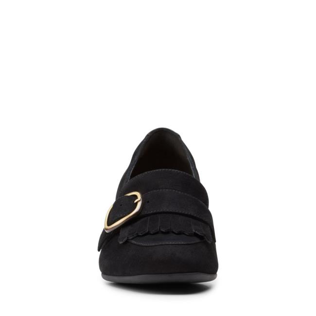 Women's Clarks Un Cosmo Go Heels Shoes Black | CLK834ACS