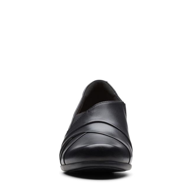 Women's Clarks Un Damson Adele Black Shoes Black | CLK637SOQ