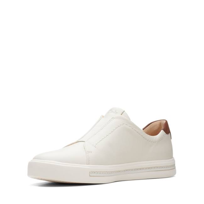 Women's Clarks Un Maui Easy Sneakers White | CLK219UNO