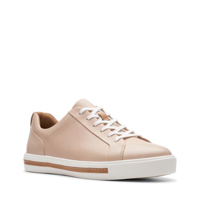 Women's Clarks Un Maui Lace Sneakers Pink | CLK016PSV