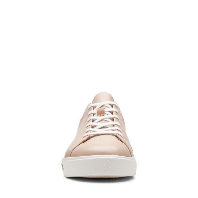 Women's Clarks Un Maui Lace Sneakers Pink | CLK016PSV