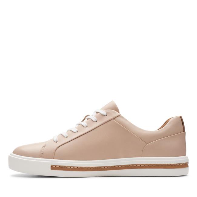 Women's Clarks Un Maui Lace Sneakers Pink | CLK016PSV