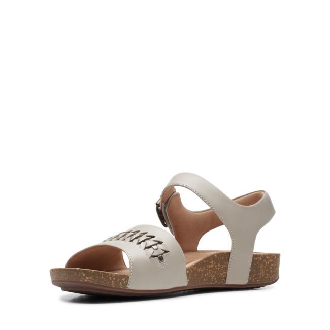 Women's Clarks Un Perri Way Sandals Grey | CLK762UJC