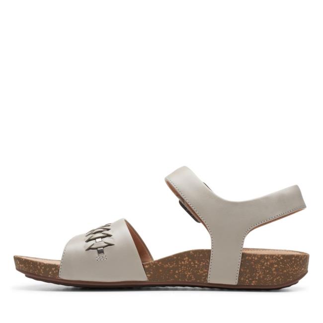 Women's Clarks Un Perri Way Sandals Grey | CLK762UJC