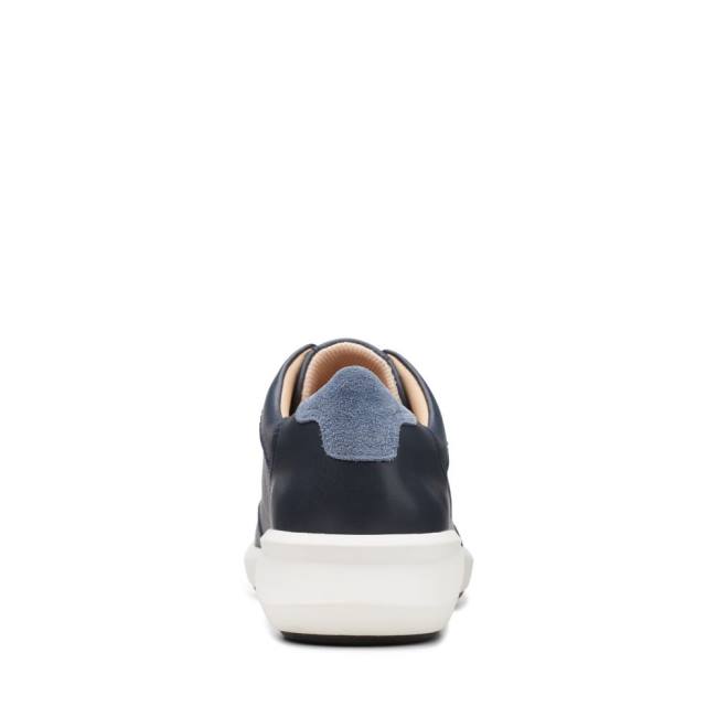 Women's Clarks Un Rio Mix Sneakers Navy | CLK386PLA