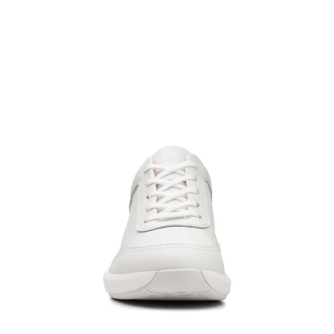 Women's Clarks Un Rio Mix Sneakers White | CLK753PQD