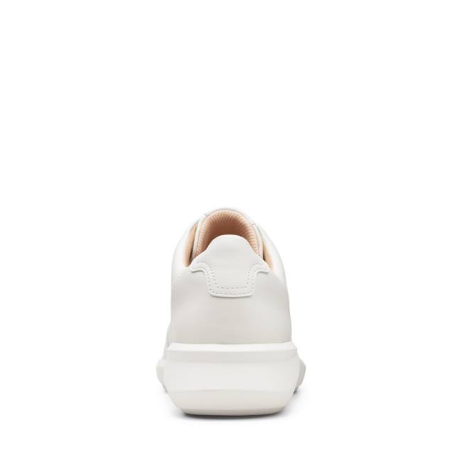 Women's Clarks Un Rio Mix Sneakers White | CLK753PQD