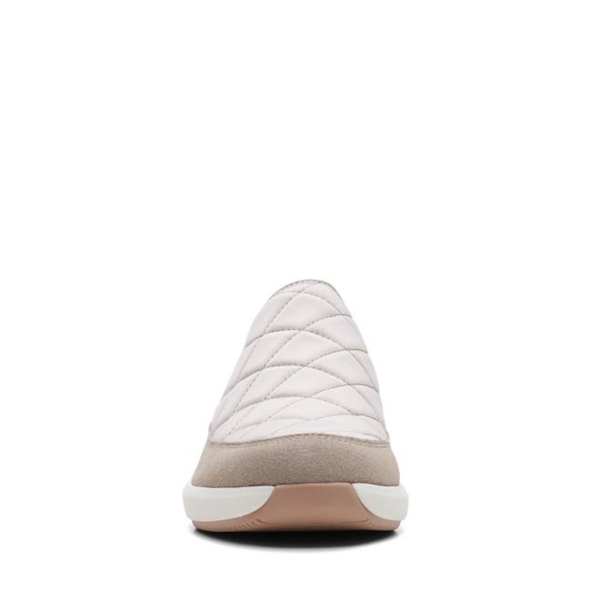 Women's Clarks Un Rio Spark Sneakers White | CLK903LMZ