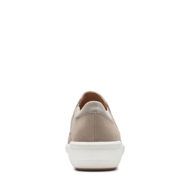 Women's Clarks Un Rio Spark Sneakers White | CLK903LMZ