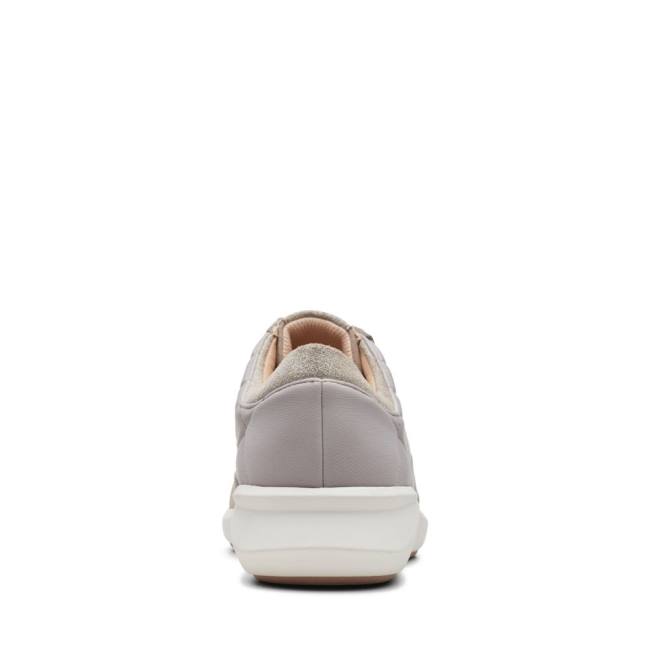 Women's Clarks Un Rio Stitch Sneakers Beige | CLK487HEK