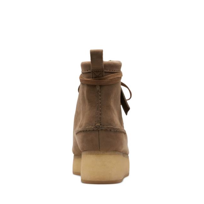 Women's Clarks Wallabee Craft Casual Boots Light Brown | CLK054UBQ