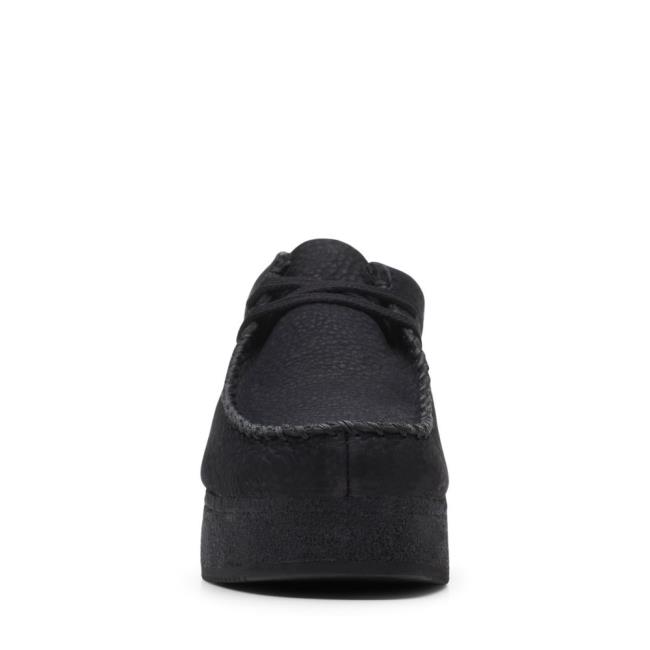 Women's Clarks Wallacraft Lo Black Shoes Black | CLK528DUE