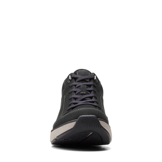 Women's Clarks Wave 2.0 Lace. Black Shoes Black | CLK920BQK