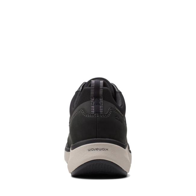 Women's Clarks Wave 2.0 Lace. Black Shoes Black | CLK920BQK